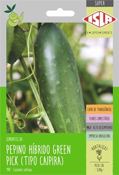 198 - SUPER PEPINO GREEN PICK/HIBRIDO