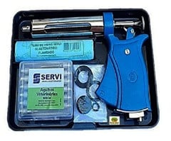 PISTOLA DOSADORA PINTADA (AZUL) SERVI 50