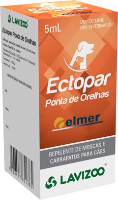 ECTOPAR PONTA DE ORELHA 5ML
